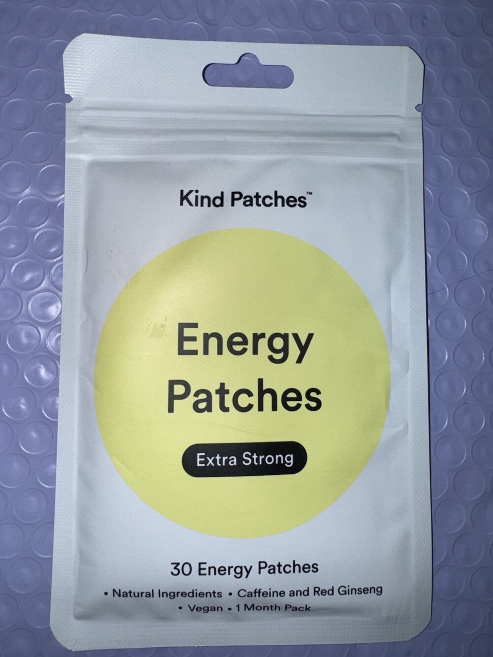 Energy Patches Extra strong by Kind Patches for Unisex - 30 Count Patches